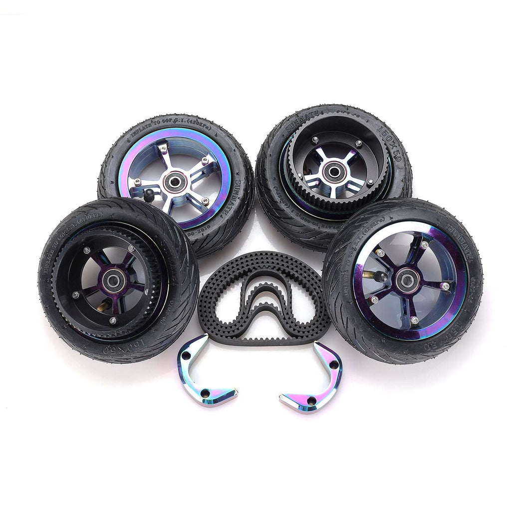 6 inches(150*50 mm) All Terrain Inflatable Tires Kits