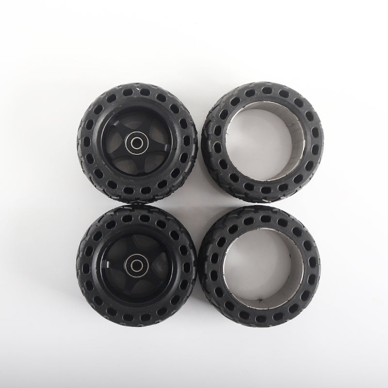 AT1W Rubber Sleeves and Front Wheels