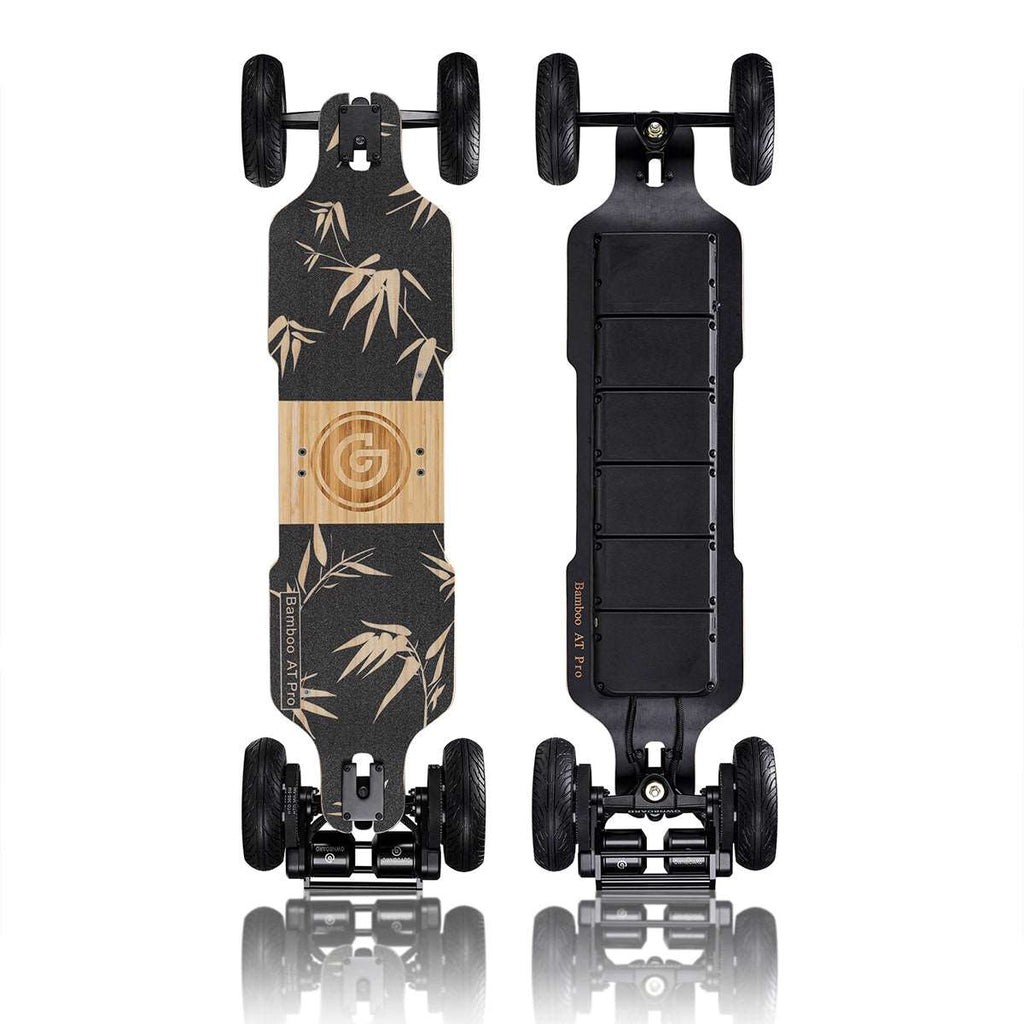 Ownboard Bamboo AT Pro  | All Terrain Electric Skateboard | Dual Belt Motor