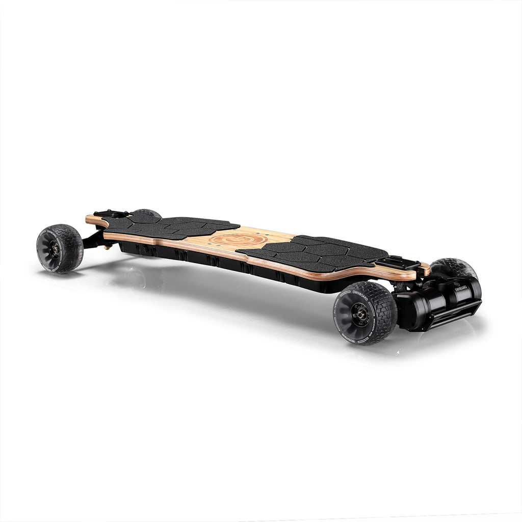 Ownboard Bamboo AT Pro  | All Terrain Electric Skateboard | Dual Belt Motor