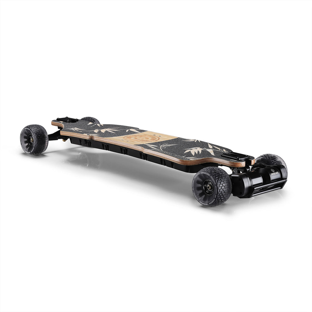 Ownboard Bamboo AT Pro  | All Terrain Electric Skateboard | Dual Belt Motor